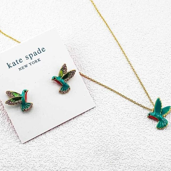 Kate Spade Bird Earring and Necklace Set - Picture 3 of 5